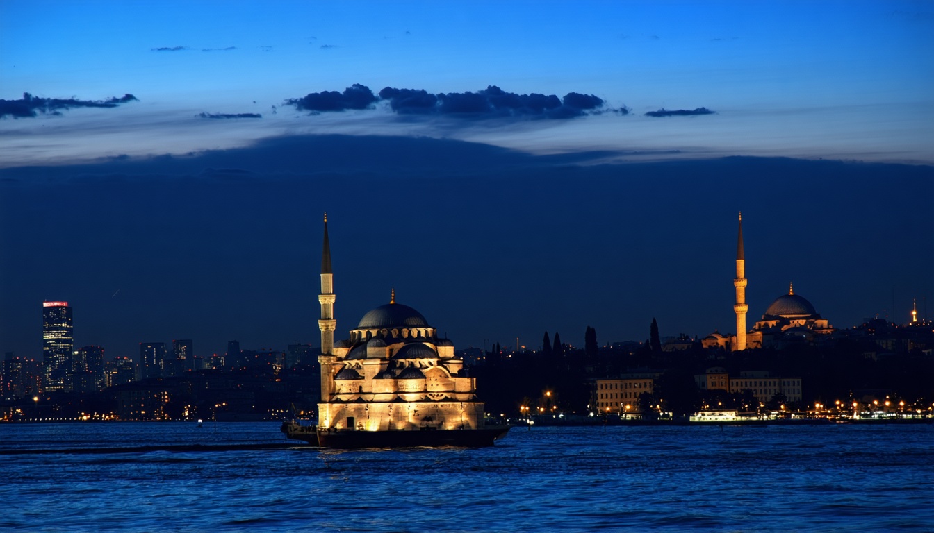 Istanbul skyline at dusk reflecting Turkey's property market depth and scale
